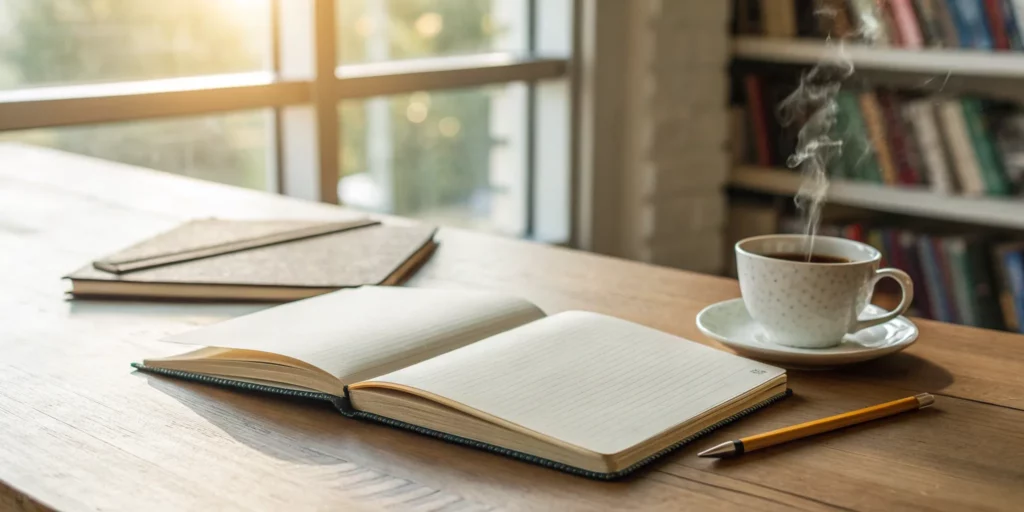 Applying the Feynman learning technique by simplifying a concept in a notebook.