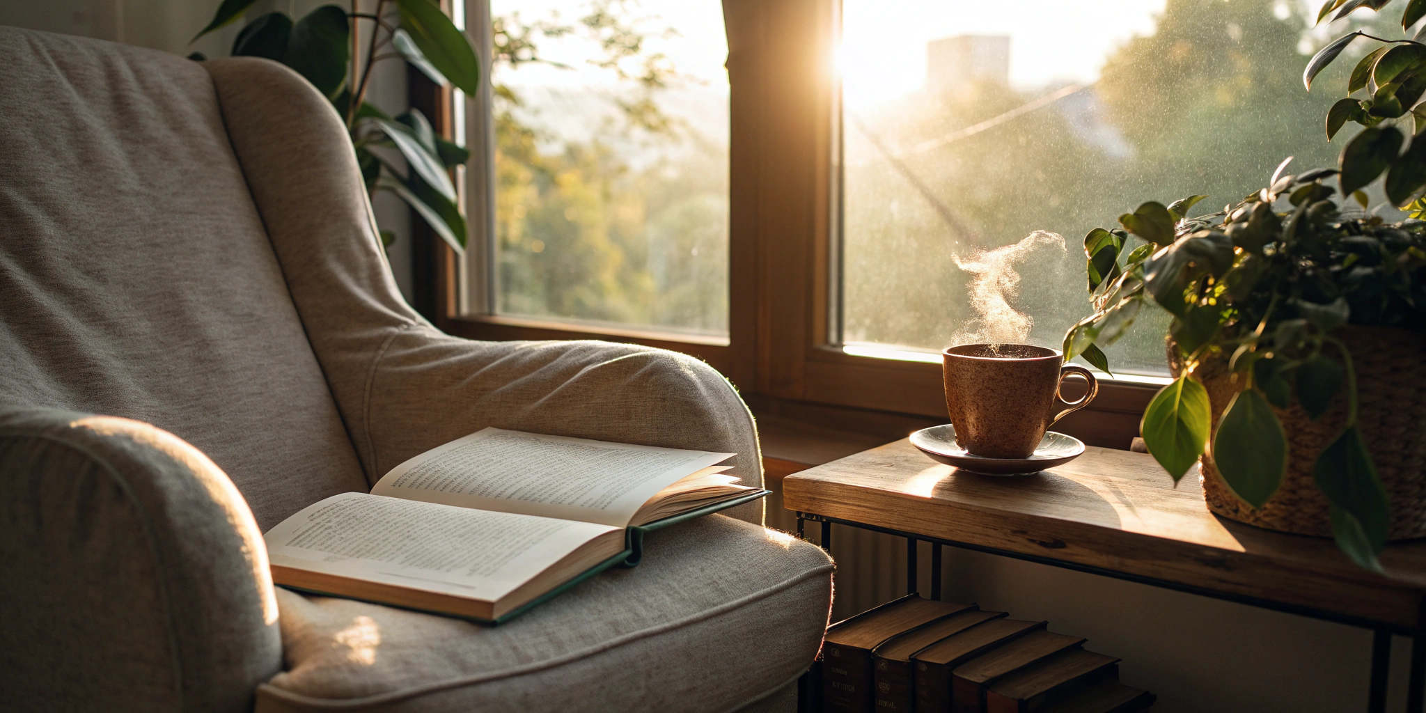 A person reading a book, questioning if the inner voice of subvocalization is bad for comprehension.